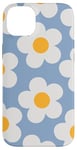 iPhone 14 Plus Light Blue Baby Blue Daisy Flower Aesthetic Daisies Floral Case