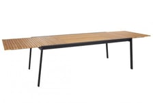 Naos Matbord 220-320 cm Svart/Teak