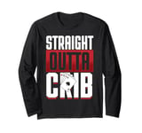 Cribbage Board Game Straight Outta Crib Cribbage Player Long Sleeve T-Shirt