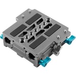 Kondor Blue LWS ARRI Bridge Plate For Cinema Cameras with Riser for ARRI Alexa Mini Space Gray