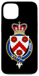 Coque pour iPhone 13 Armoiries White - Blason de la famille