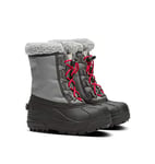 Sorel Bottes d'Hiver Unisexes pour Enfants, CHILDRENS CUMBERLAND, Gris (City Grey, Coal), Taille : 26