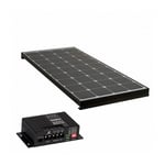 Antarion - pack Panneau Solaire Black Booster 220W + Régulateur de charge Solaire