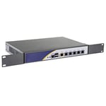 Firewall Hardware, Pfsense, Mikrotik, OPNsense, VPN, Network Security Appliance, Router PC, Intel Celeron 4 Cores J4125, RS03, AES-NI/6 x Intel Gigabit LAN/2USB/COM/VGA/Fan,(4G RAM/32G SSD)