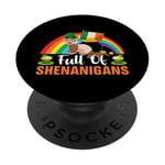 Irish Holiday Shenanigans Irish Rainbow Green PopSockets PopGrip Adhésif