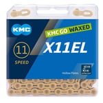 KMC X11EL Ti-N Gold Waxed 118L chain