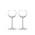 Orrefors - Geometry Likörglas 16 cl 2-Pack - Drinkglas - Claesson Koivisto Rune - Transparent