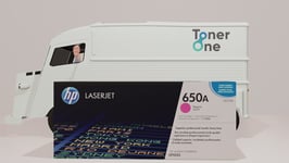 Genuine HP 650A Standard Laserjet Toner Cartridge - CE273A - Magenta