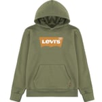 Levis Batwing Screenprint hettegenser til barn, Olivine