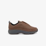 Lacoste Sneakers Audyssor Zip OG homme en cuir Taille 42.5 Marron/gris Foncé