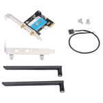 Trådlöst kort Dubbelband 2.4GHz 5GHz PCIE-gränssnitt Nätverk Dator Skrivbordstillbehör