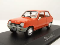 Renault 5 TL 1972 Orange Maquette de Voiture 1:43 Norev