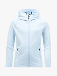 Peak Performance Junior Rider Zip Hood - Unisex - Blå - 170