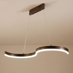 GaoF Lustre LED Circulaire Moderne 20W / 24W Réglable 100cm Collection Luminaire Suspendue Plafonnier Contemporain 65cm / 85cm AC110V-240V (Couleur: 65cm)