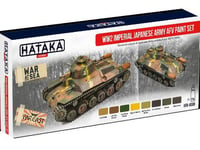 Hataka 8 x 17ml AS69 Acrylic Paint Set - WWII Imperial Japanese Army AFV