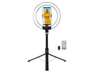 Logilink Smartphone Ringlight Med Selfie Stick Stand,Dm 20Cm (Aa0156)