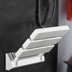 Debuns - Siège de Douche Rabattable en Aluminium et abs, 330 x 320 x 70 mm