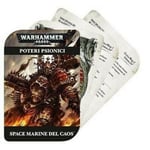 Cartes Jeu WARHAMMER 40K 43-02-02 Pouvoirs Psioniques Space Marine Du Chaos Card