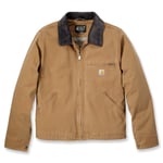 Carhartt Men's Relaxed Fit Duck Detroit Jacket Brown, M