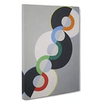 Endless Rhythm By Robert Delaunay Canvas Print for Living Room Bedroom Home Office Décor, Wall Art Picture Ready to Hang, 30 x 20 Inch (76 x 50 cm)