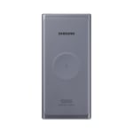 Samsung EB-U3300 Powerbank Super Fast Trådlös Laddning 10000mAh - Grå