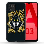 Cokitec Coque pour Samsung Galaxy A03 Manga Assassination Classroom Kuro Noir, Multicolore