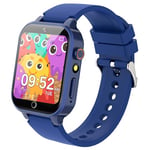 Montre Connectée Enfant 26 Jeux, Montre Enfant Garcon Fille HD Caméra Musique Vidéo Podomètre Livre Audio Réveil, Montre Intelligente Enfant Cadeaux Anniversaire pour Filles et Garçons 3-12 Ys