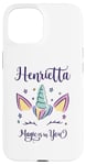 iPhone 15 First Name Henrietta Personalized Henrietta Case