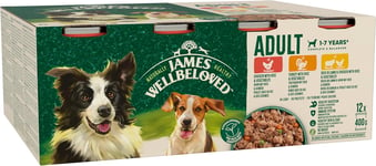 James Wellbeloved Adult Turkey, Lamb and Chicken in Loaf 12 Cans, Hypoallergenic