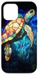 iPhone 12/12 Pro Creation Sea turtle Ocean art Marine life Aquatic Case