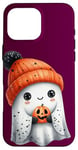 Coque pour iPhone 16 Pro Max Ghost Halloween Spooky Boo Automne Halloween Fantôme mignon