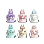 Sanrio Kuromi Vakuumkopp Flickor Kawaii Anime Cinnamoroll My Melody Sugrör Kopp Vinter Varm Stor Kapacitet Vattenflaska Present Till Barn Cinnamoroll 480ml