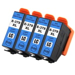 4 Light Cyan Ink Cartridges for Epson Expression Photo XP-8500 XP-8600 XP-8700