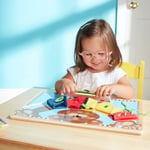 Melissa & Doug Wooden Basic Skills Puzzle Board