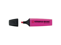 Stabilo Boss Original, 1 Styck, Lila, Mejselspets, Svart, Lila, Plast, Rektangel