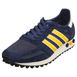 adidas La Trainer Mens Indigo Yellow White Fashion Trainers - 7.5 UK