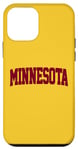 iPhone 12 mini Retro Minnesota Tee Vintage Minnesota Maroon Gold Throwback Case