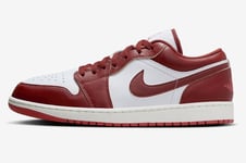 Air Jordan 1 Low SE UK 12 EUR 47.5 White Dune Red Lobster Sail FJ3459 160