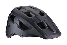 BBB Nanga Bhe-54 Casque de Cyclisme Unisexe avec Support pour Appareil Photo Coque ABS Grande visière Fixe Certifié CE Noir Mat Taille M 54-58 cm