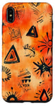 Coque pour iPhone XS Max Aquarelle orange motif ethnique IT Dead Lights