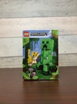 LEGO Minecraft: BigFig Creeper and Ocelot (21156) - Brand New & Sealed - Retired