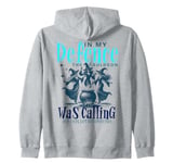 Witchy Pagan Magic in the Cauldron Funny Solstice Yule Magic Zip Hoodie