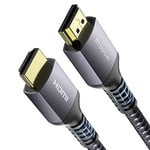 8K HDMI 2.1 Cable 0.5M(1.64ft),Stouchi Ultra HD 48Gbps High Speed 8K60 4K120 144Hz RTX 3080 eARC HDR10 4: 4: 4 HDCP 2.2 & 2.3 Dolby Compatible with F ire TV/R oku TV/PS5/Xbox Series X/Samsung/Sony/LG