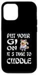 Coque pour iPhone 12/12 Pro Mettez votre Gi On It's Time To Cuddle - Chien Carlin