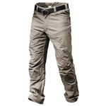 Oinrenstkp Pantalon Cargo de Jogging Tactique imperméable pour Homme Pantalon de Combat Urbain Multi Poches Ripstop Army Military Khaki Pants M