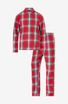 Gant - Pyjamas Flannel PJ Set Pants And Shirt GB - Röd