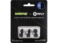 Shure 100 Series Comply Foam Sleeves for Shure Earphones (Large, 3 Pair)