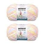 Bernat Lot de 2 pelotes de fil pour couverture de bébé - 300 g - Polyester - 6 super volumineux - 200 m - Tricot/crochet