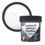 Testeur de peinture pour meubles bois, mélaminé et métal GoodHome mat blanc North Pole blanc 80ml