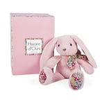 Histoire d'Ours - Peluche Lapin - Copains Câlins - Boîte Cadeau - Rose Tendre - 25 Cm - Idée Cadeau de Naissance et Anniversaire Fille et Garçon - HO3121